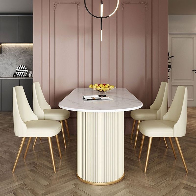 Free Form Home Dining Table Modern Dining Room Table of Sintered Stone