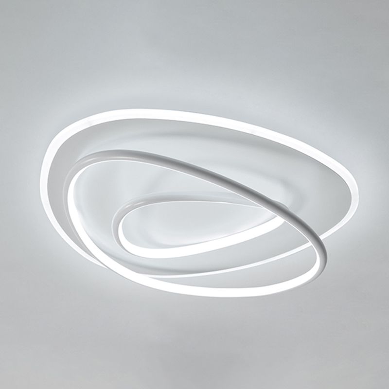 Lampe encastrée moderne à 3 têtes, abat-jour en Silicone, plafonnier LED pour chambre à coucher