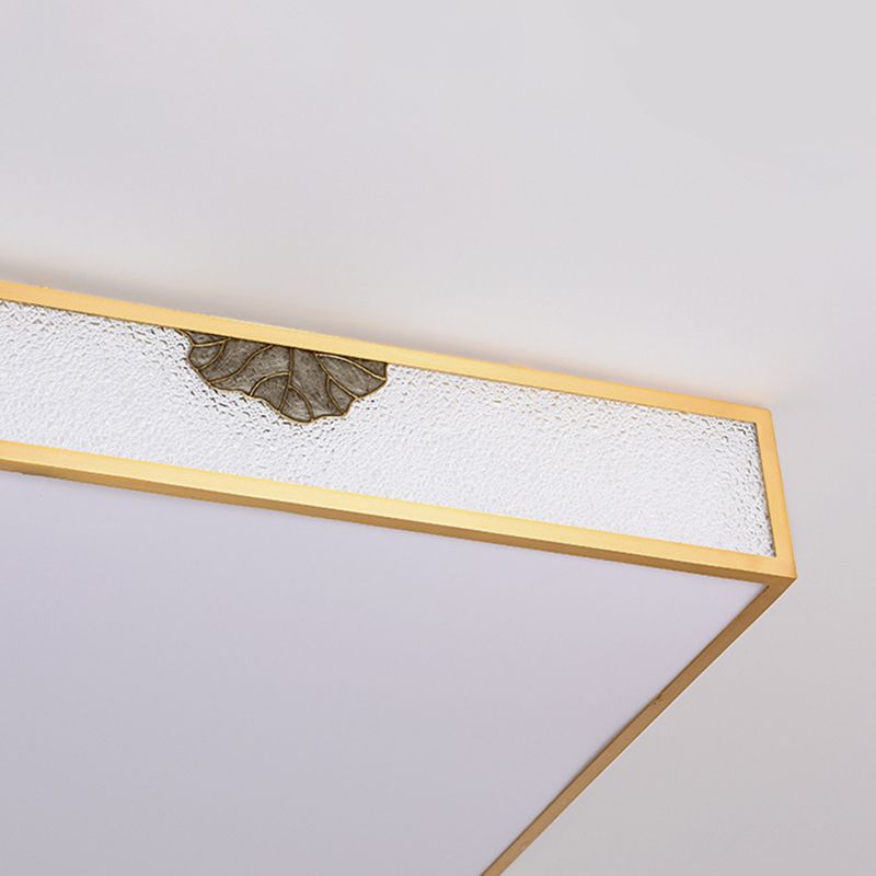 Modern Ceiling Lamp Geometric LED Flush Mount Light Fixture with Acrylic Shade for Bedroom
