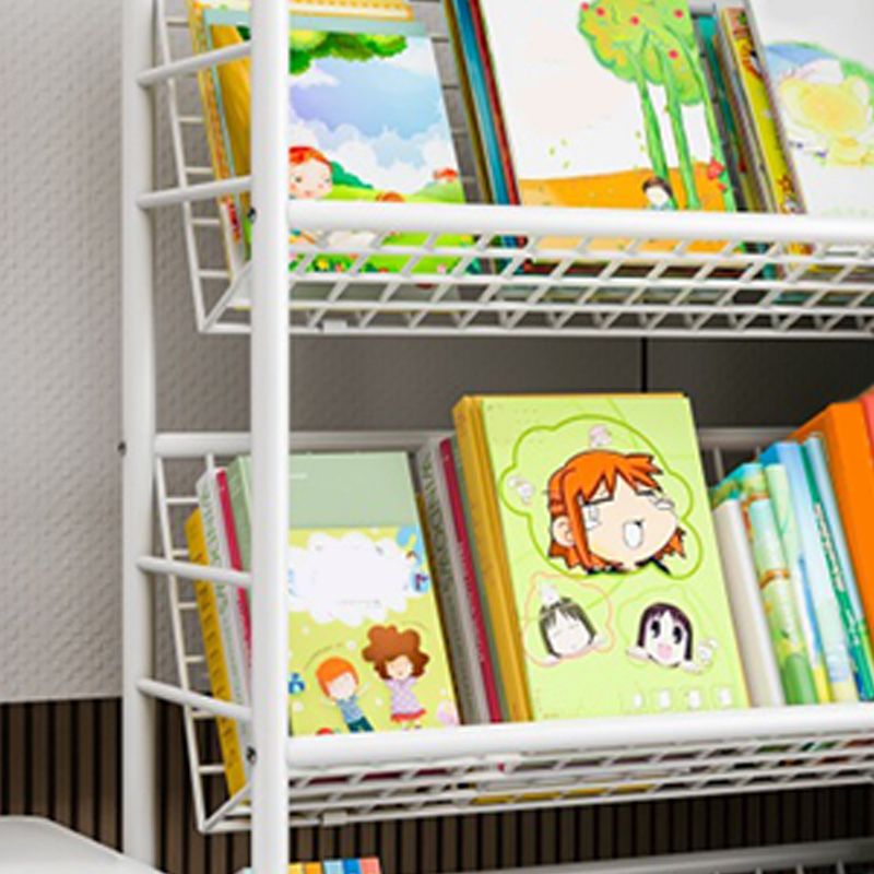 Shelves Included Standard Bookshelf Metal Contemporary Bookcase