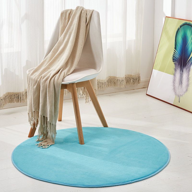 Simplicity Room Teppich Multi-Farben Festfarbbereich Teppichsynthetik Nicht-Schlupf-Backing Easy Care Waschable Innenenteppich