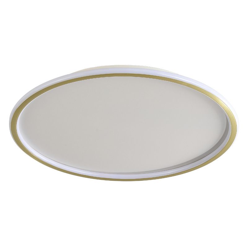 Round Flush Light Acryl Modern Flush Mount Deckenleuchte für Wohnzimmer