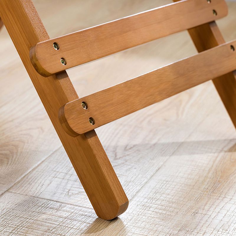Contemporary Natural Wood Table Bamboo Home Dining Table with Pedestal