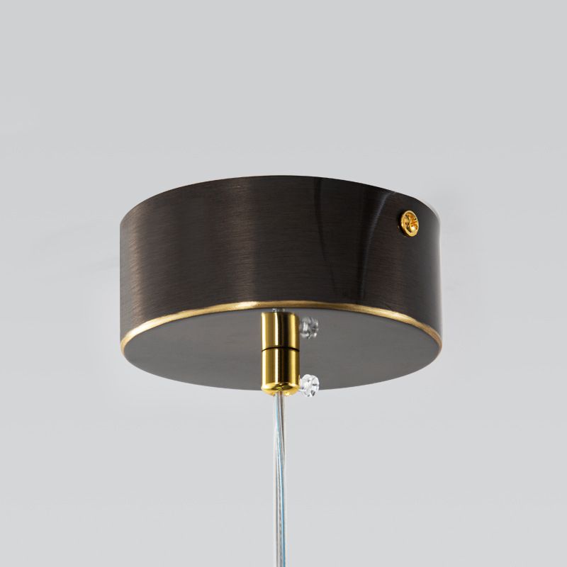 Single Modernism Golden/Black Ceiling Light LED Kitchen Island Lighting