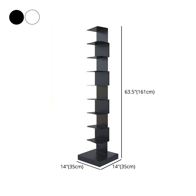 14"W Bookshelf Modern Style Invisible Bookcase for Office and Home