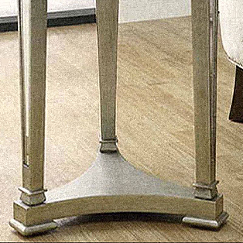 23.6" Tall Round Glass Top Side Table Wood 3 Legs End Table with Shelf