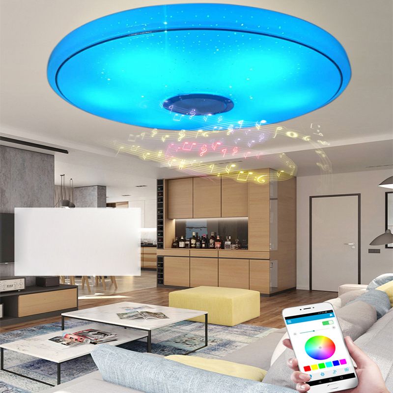 LED Flush Mount Ceiling Light Smart Mobile Phone Control Shop Light Room Light