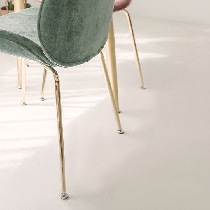 Chaises en métal de style scandinave maison des chaises sans bras solides pour cuisine