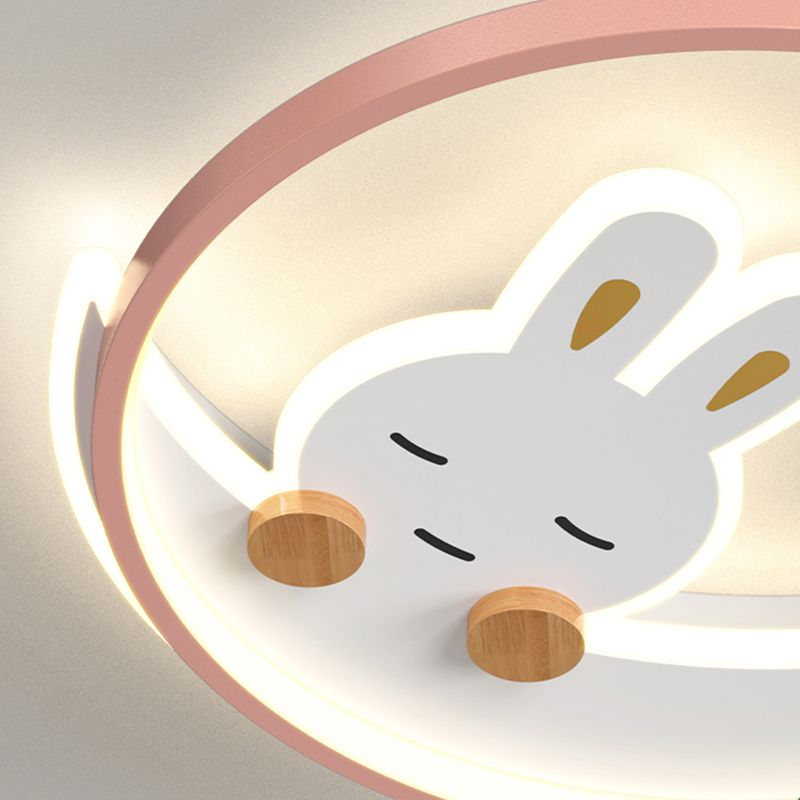 Lapin moderne minimalisme plafonnier chambre salon lampe encastrée
