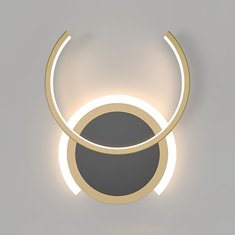 Geometrieform Wandmontage Lichter moderne Metallwandleuchten im Stil von Metall