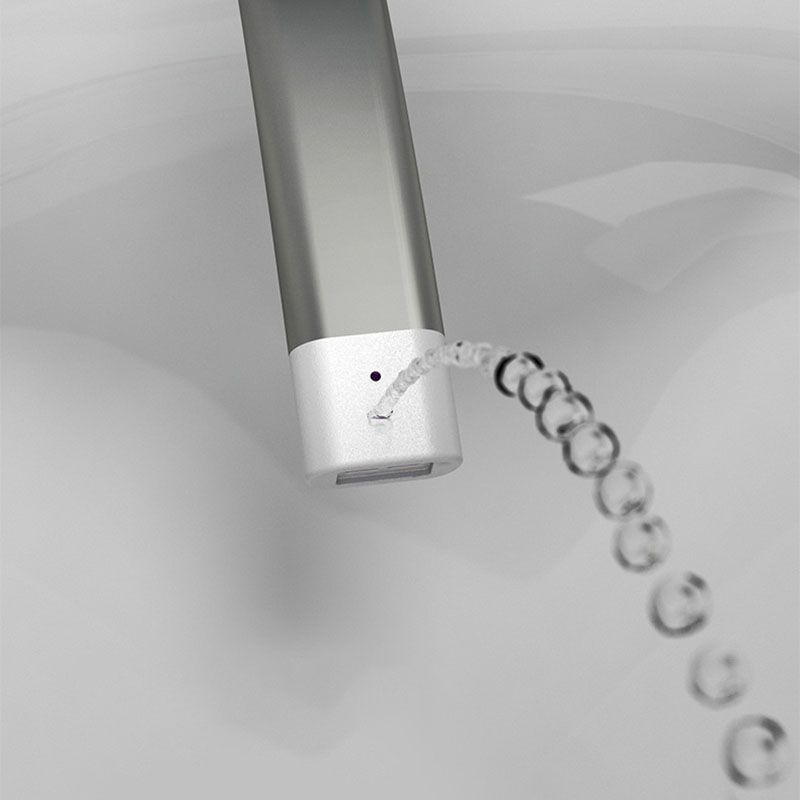 Contemporary Flush Toilet Floor Mounted One-Piece Toilet ABS Toilet Bowl