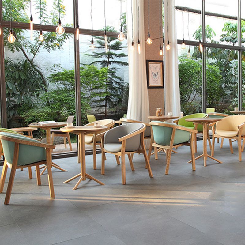 Wood Side Dining Arm Chairs Contemporary Dining Side Arm Chairs