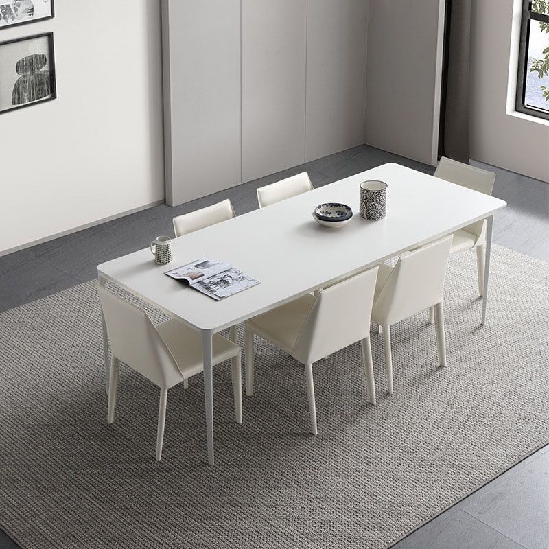 Designer Style Sintered Stone Top Dining Set 1/4/5/6/7 Pieces Dining Table with Chairs