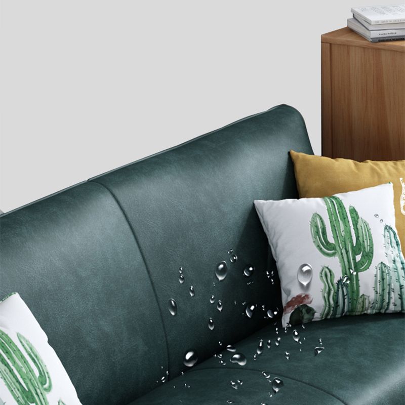 Standard Faux Leather Stain Resistant Tight Back Settee Bench