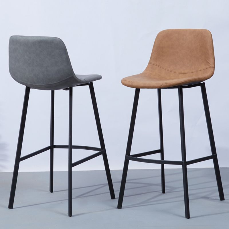 Pu de cuero taburetes de la sala de estar industrial Bar y contrarrabastamiento