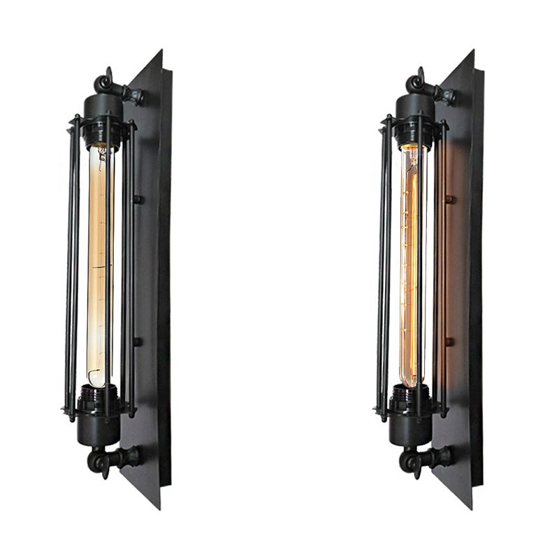 Modern Wall Sconce Frame Shape Wall Light with Metal Shade for Bedroom