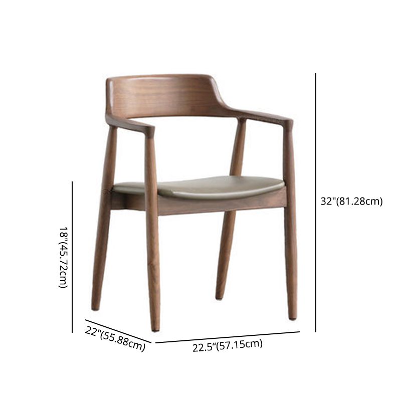 Modern Style Solid Wood Dining Set with Rectangle Shape Table and Double Pedestal Base for Home Use