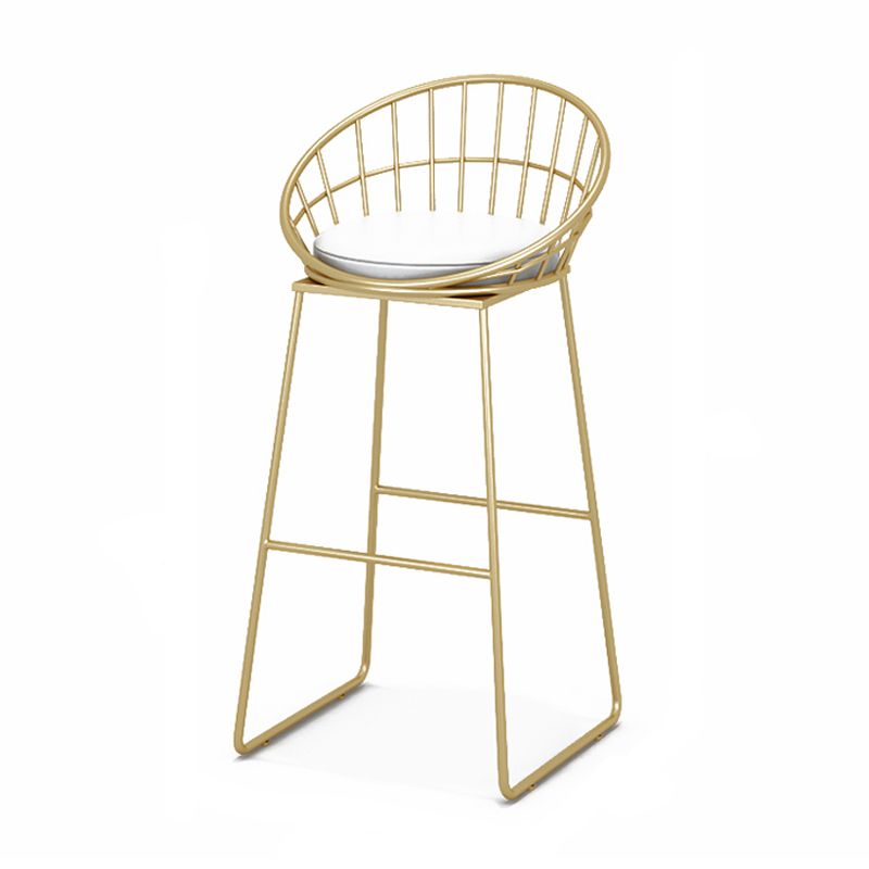 Glam Style 1/2/3 Pieces Bar Table Set Rectangle Bar Table with Metal High Stools for Home