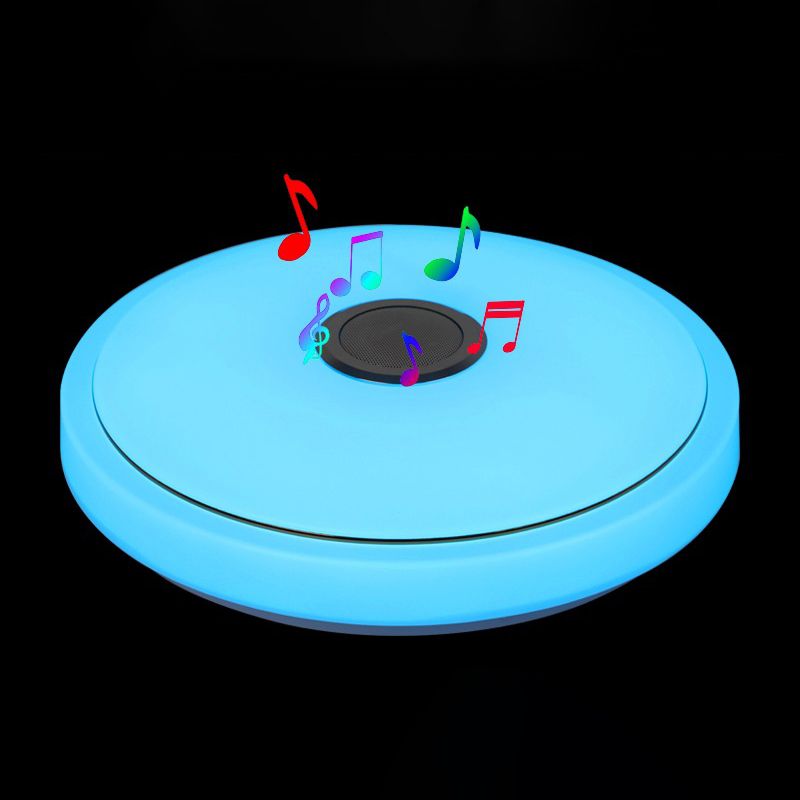 Contemporary Intelligent Flush Mount Ceiling Light Fixture Acrylic Shade for Bedroom