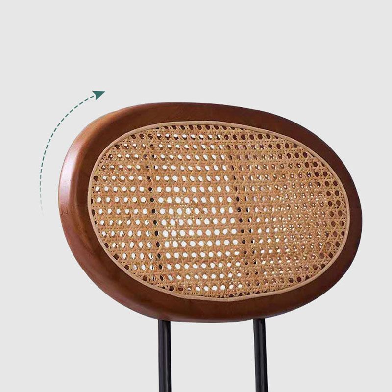 Fabric Dining Chairs Industrial Style Open Back Dining Side Chair