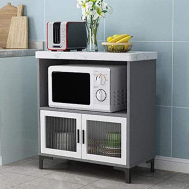 Modern Kitchen Island Table Dining Room Stationary Prep Table