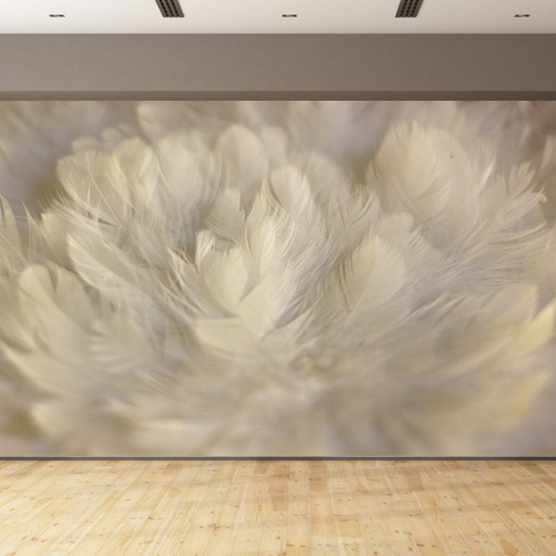 Photography Environment Friendly Mural Wallpaper Feather Bedroom Wall Mural