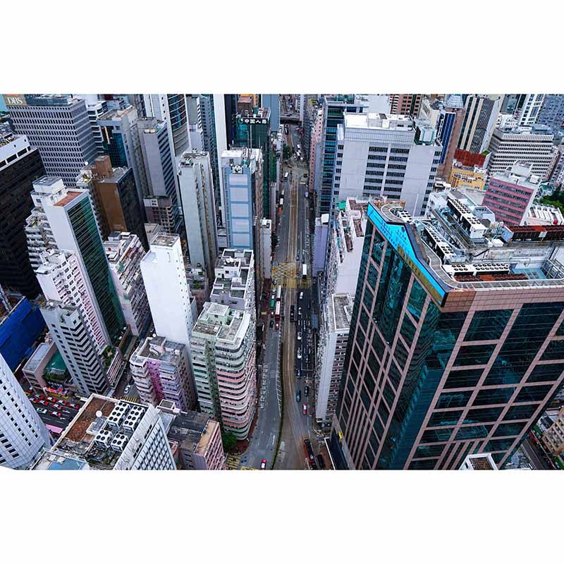 Environment Friendly Resistant Mural Wallpaper Urban Landscape Living Room Wall Mural