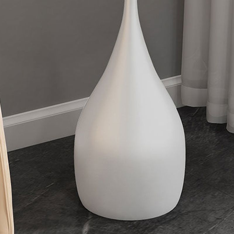 Modern Style Metal Base Slab & Metal Table Top Round Side Table