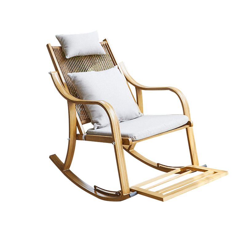 Modern Wicker Rocker Chair Metal Frame Rocker Chair for Outdoor