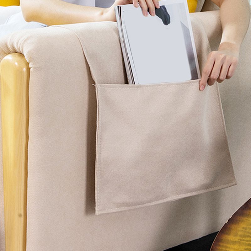 122.05"D x 35.43"W x 34.25"H Pillow Top Arm Cushion Back Sectionals with Ottoman