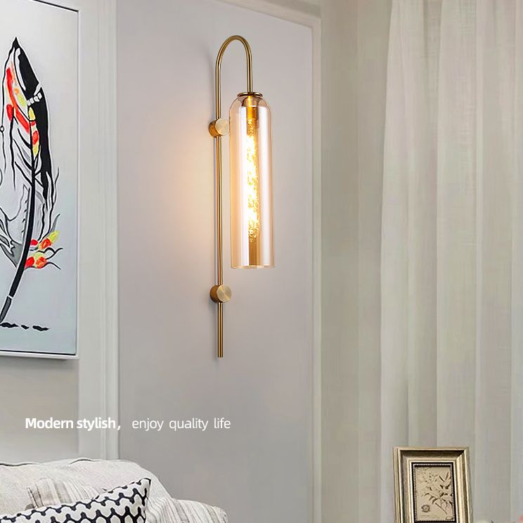 1 luminaire en verre mural lumineux