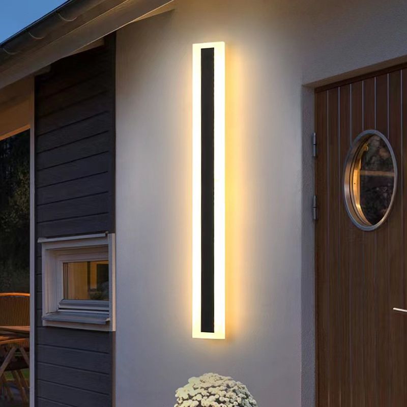 LED Wall Mount Light Modern Simple with Acrylic Shade for Garden