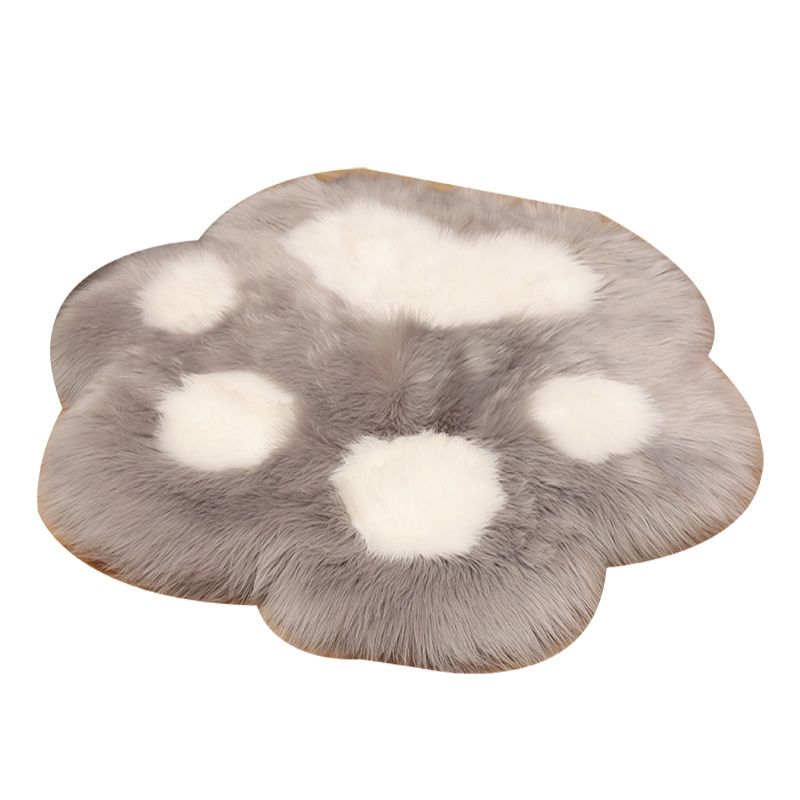 Stylish Modern Carpet Color Block Plush Area Rug Easy Care Rug for Home Decor