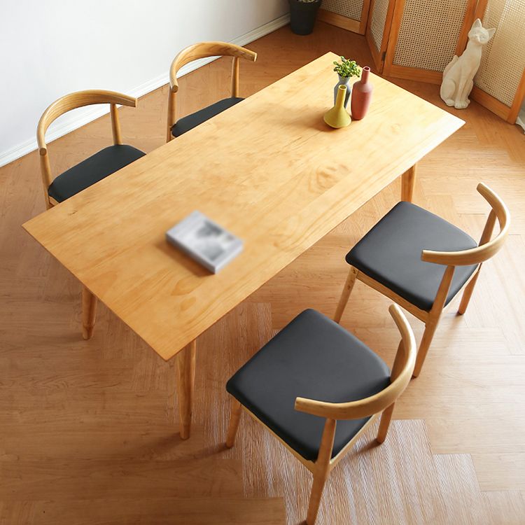 Modern 1/3/5/7 Pieces Dining Set Solid Wood Dining Table Set