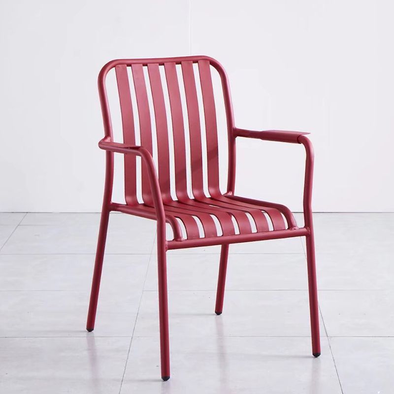 1/2/3/5 Pcs Metal Bistro Table Set Contemporary Matte Finish Bistro Set