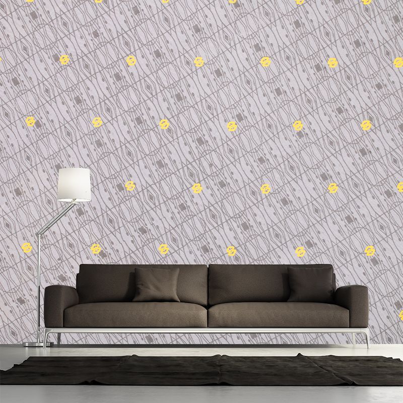 Geometry Pattern Wall Mural Home Living Room Bedroom Decals, Custom Size