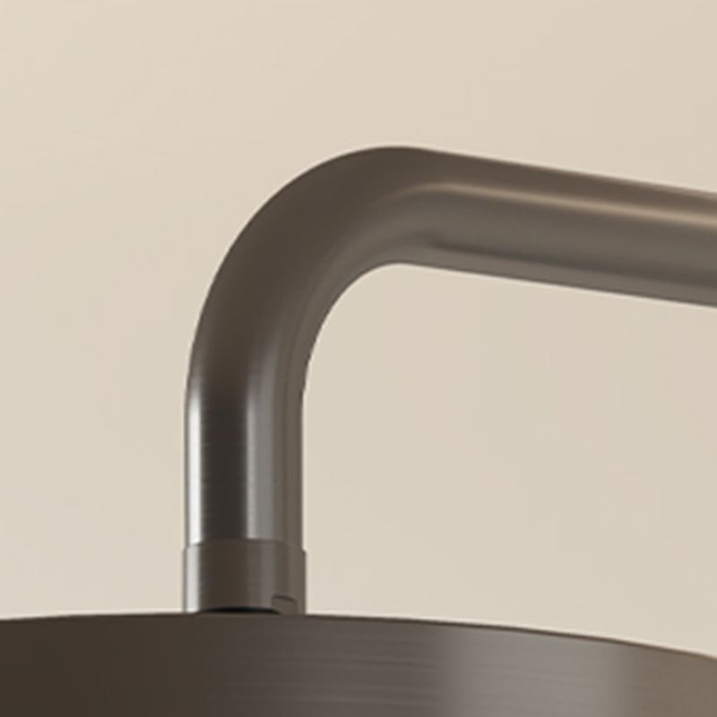 Brass Circular Shower Combo Wall Mounted Shower Set with 2 Shower Heads