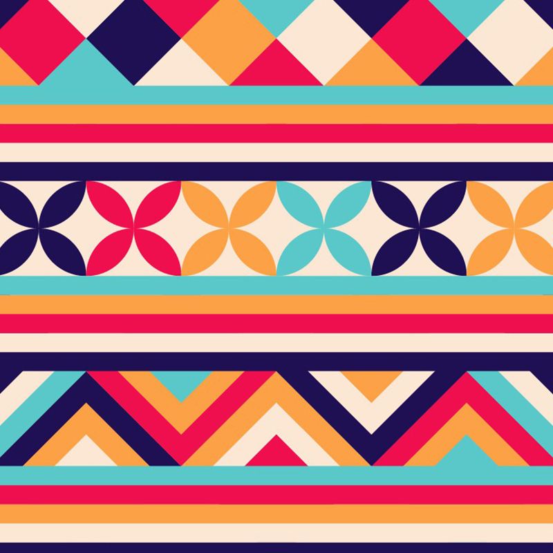 Papier peint Mural géométrique à blocs de couleurs, décoration murale de chambre à coucher résistante à l'humidité, taille personnalisée