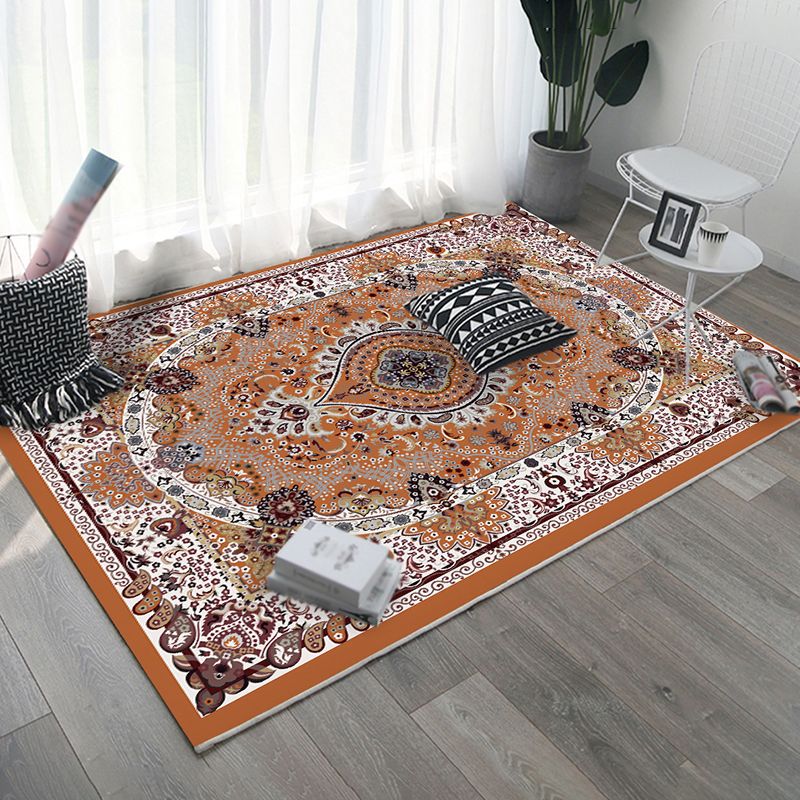 Victorian European Flower Area Teppich mehrfarbiger Polyester Teppich Teppich Teppich für Wohnzimmer