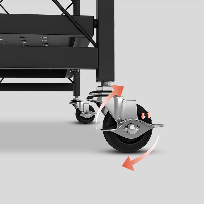 Steel Bookcase, 14.5" W, Geometric 3/4/5-Shelf Stackable Bookshelf Shelves