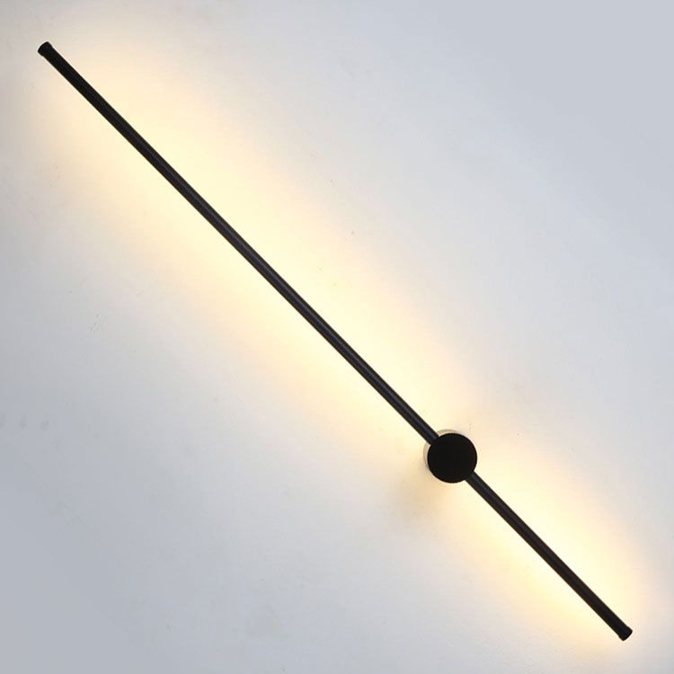Lineaire wandkandelverlichting Moderne wandverlichting Wandmakerij metaal 1 lichte sconce lichten