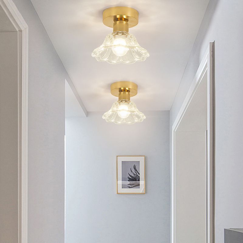 Contemporáneo de lámparas de lámpara de descarga múltiples 1 luces de montaje de luz de luz en oro