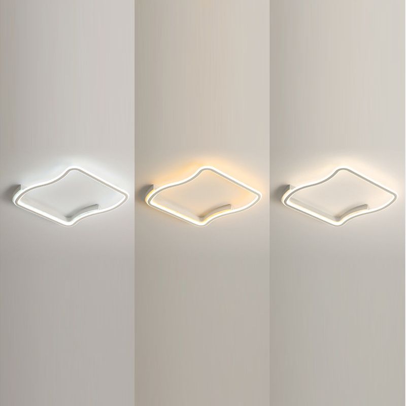 Quadratische Metall Deckenleuchte Einfachheit LED Deckenbeleuchtung