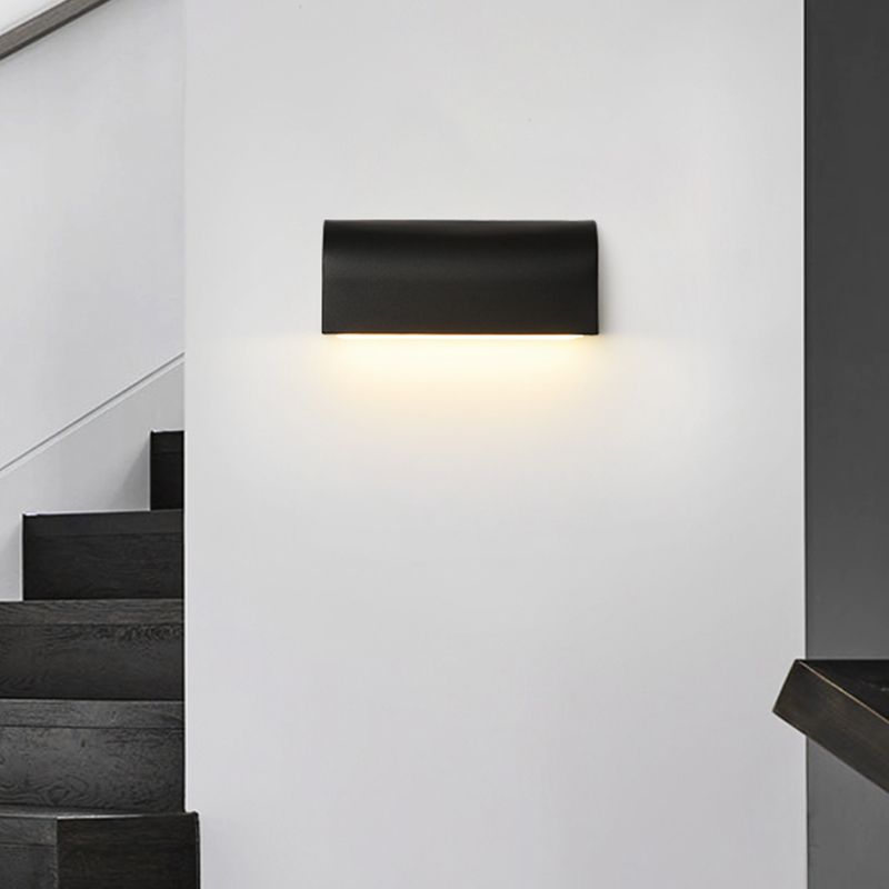 Modern Style Geometry Shape Wall Sconce Metal 1 Light Sconce Lighting for Dining Room