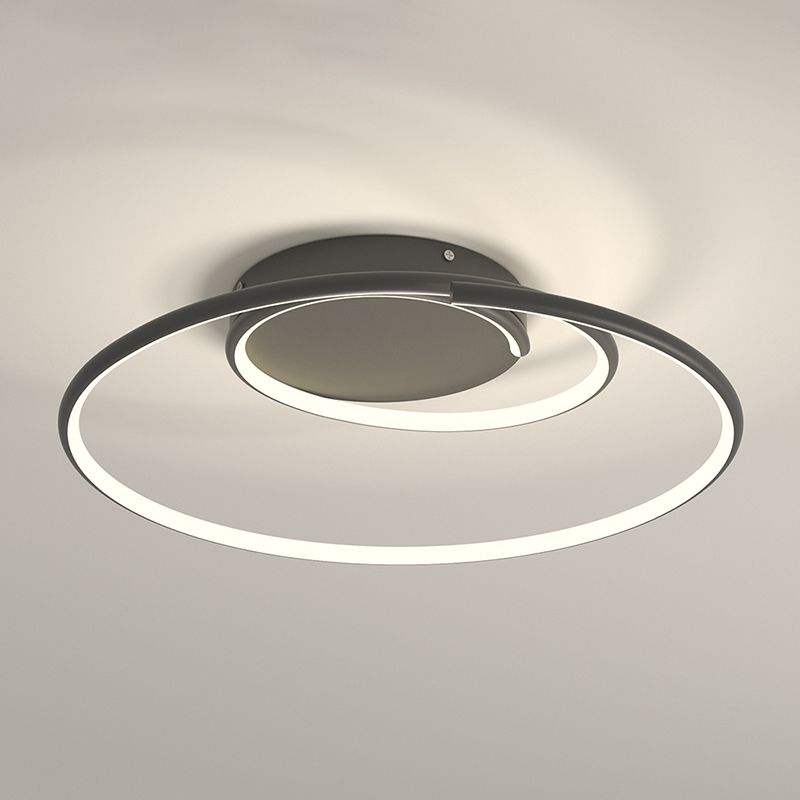 Montaje de aluminio LED de led Moderno 1 Luz de techo de luz para dormitorio