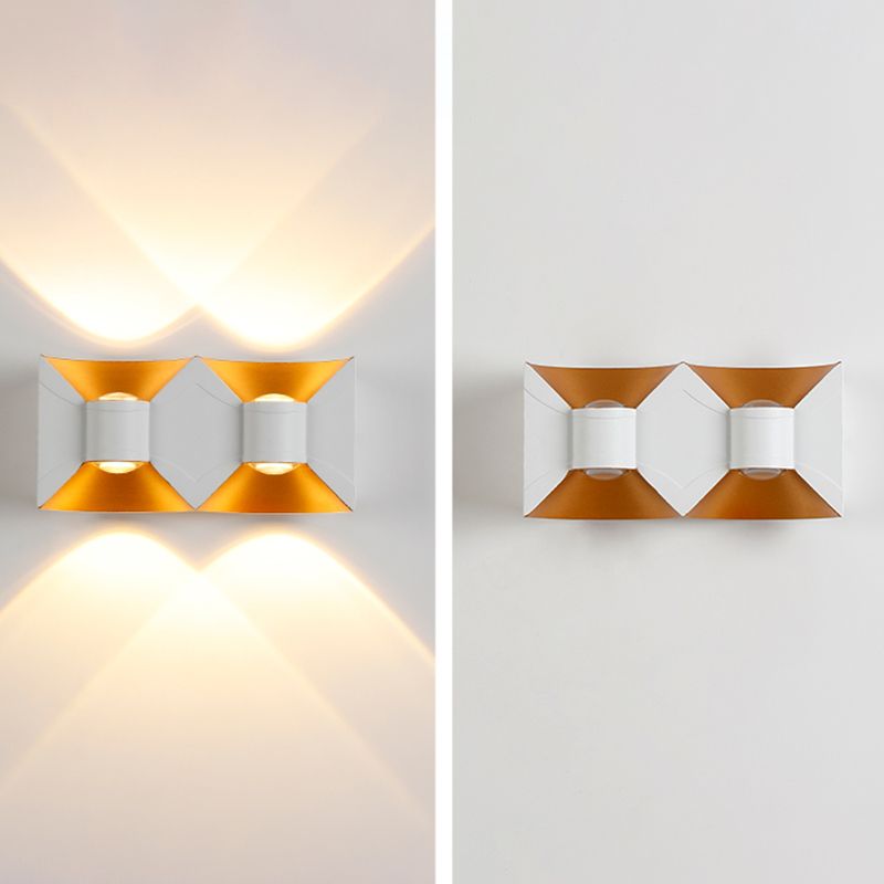 4 Lights Wall Mount Light Modern LED Wall Sconce Light with Acrylic Shade for Bedroom