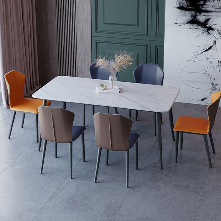 Modern 1/2/5/7 Pieces Dining Set Rectangle Dining Room Table Set