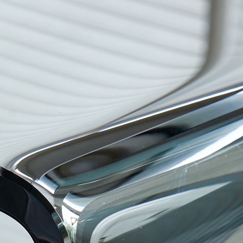 Contemporary Glass Make-up Vanity Glass Top Vanity Set for Bedroom