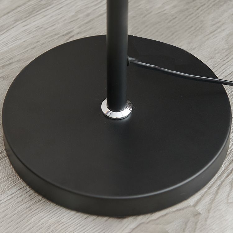 1 lampes standard en forme de cône légère lampadaire en tissu moderne pour le salon