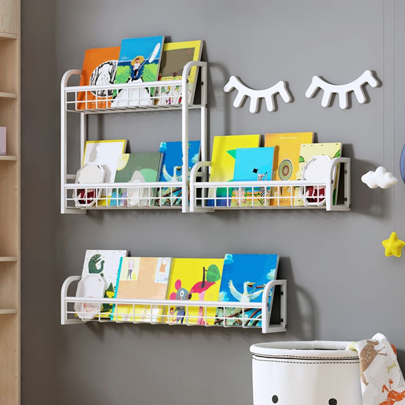 Wall Unit Modern Shelf Bookcase Metal Open Bookcase for Home